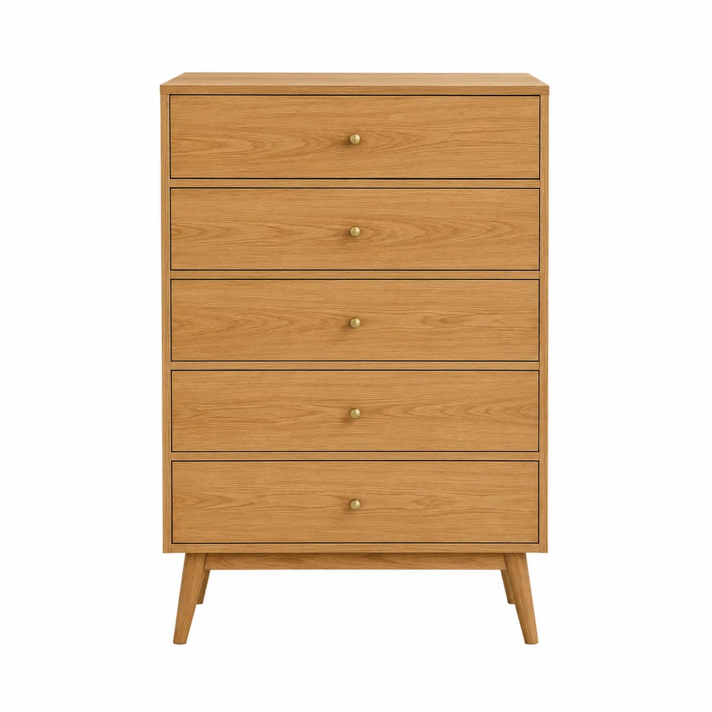Holzkommode mit 5 Schubladen 80x40x120 cm