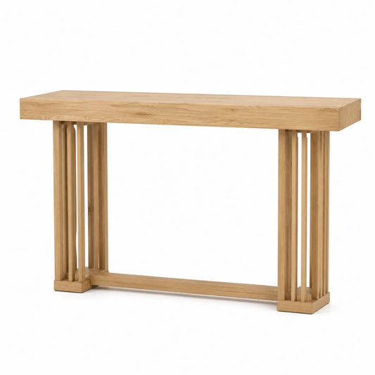 Konsolentisch Eiche Massivholz 120x30x80cm